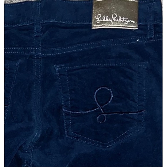 Lilly Pulitzer  High Rise Plush Skinny Pant-Luna Wash S 2 Dopamine Boho - Picture 9 of 12